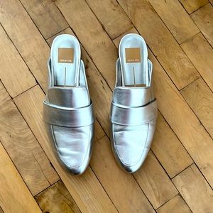 Dolce Vita Silver Mules